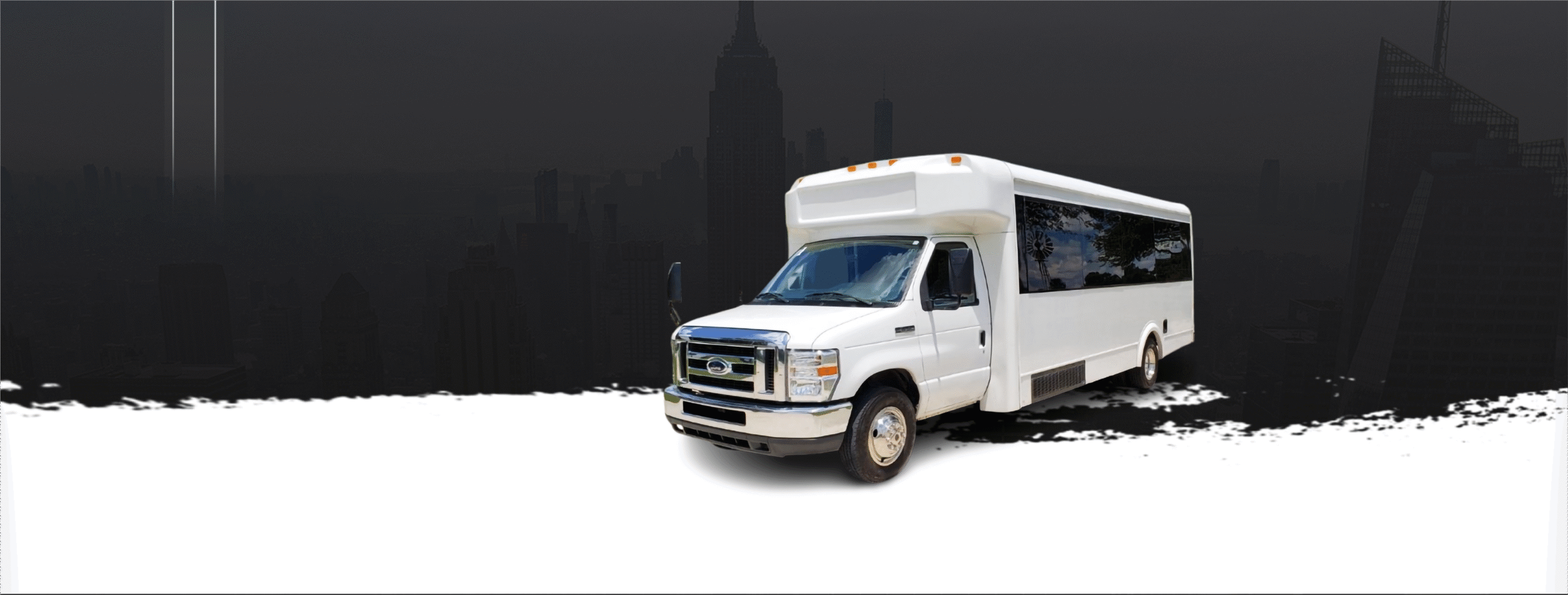 Ford Party Limo Bus luxury 18-passenger group transportation in Bakersfield