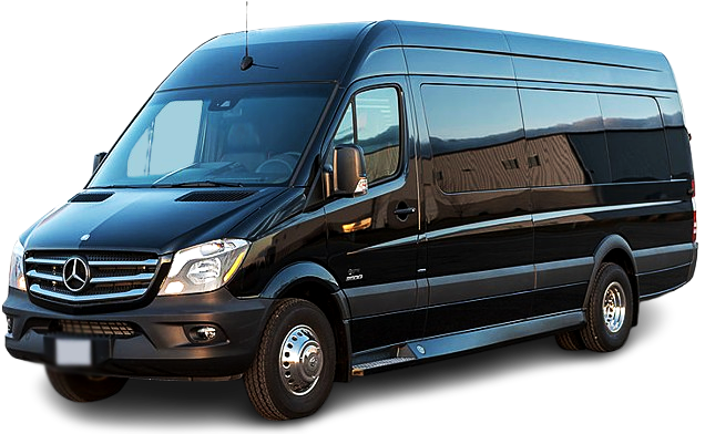 Mercedes Sprinter limousine luxury limo service in Bakersfield